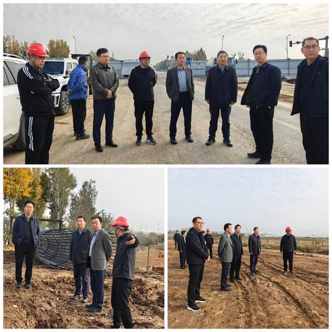 【提振精神，全力推进】局领导尹向东现场调度中华大街南延项目