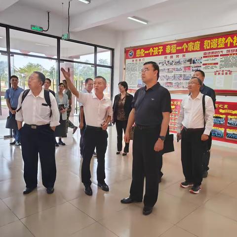 调研促成长 携手共奋进——河北省调研组莅临东方市感恩学校调研指导工作￼