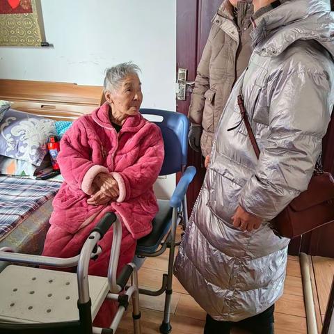 你我同行，温暖过冬—灞桥区十里铺街道高楼村在残疾人中开展暖冬活动
