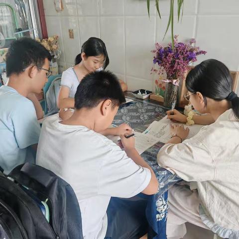 夏日共学，不负时光 珲春四中7年7班 暑期小组合作学习活动总结