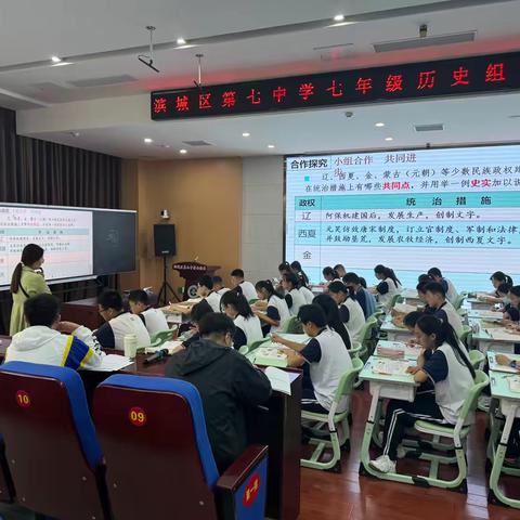 依“标”扣“本”奉标承教——滨城区第七中学历史组单元复习公开课