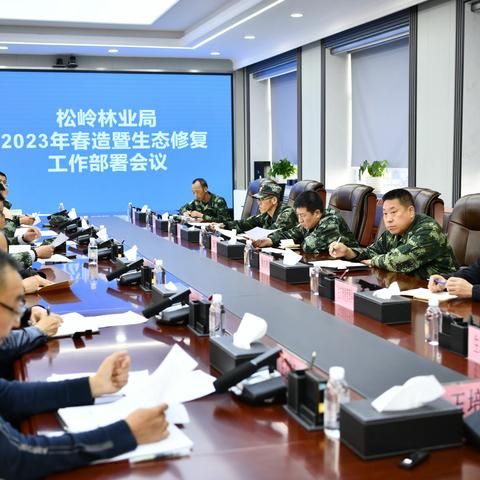 松岭林业局2023年补植补造工作部署会议