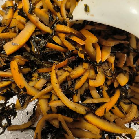 嗓子有痰煮炒茶橙皮