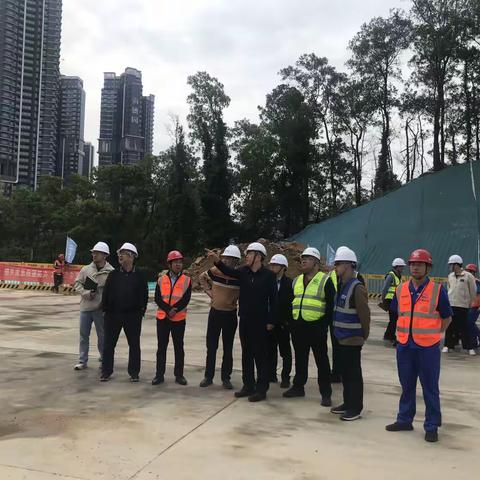 市交通质监站开展侨城东路北延通道工程春节后复工复产督察检查工作
