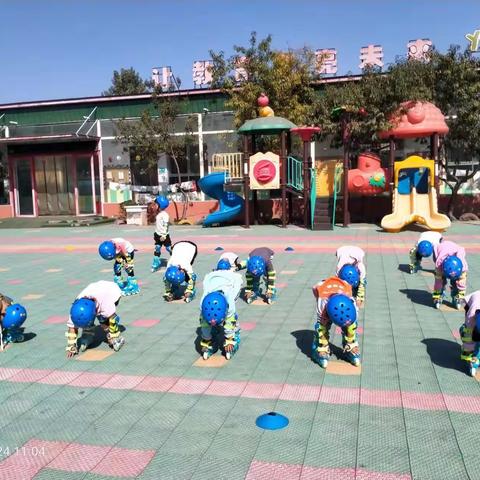 踏轮成舞   展翅飞翔 －体智能幼儿园新生轮舞宝贝