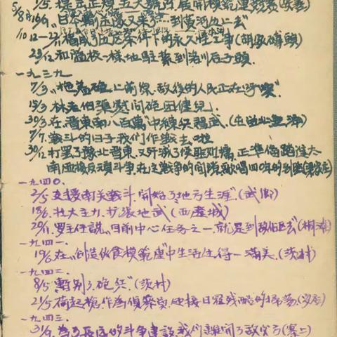 一个炮兵老战士的简要记事