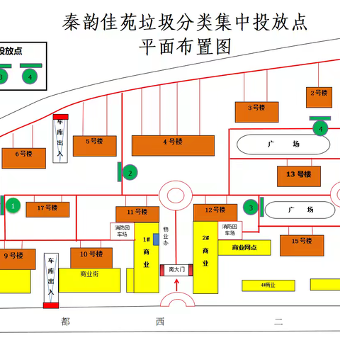 秦韵佳苑做好园区暑假期间垃圾分类工作