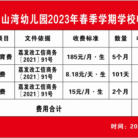 荔波县联山湾幼儿园2023年春季开学通知