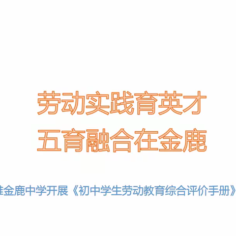 劳动实践育英才 五育融合在金鹿——楚雄金鹿中学开展《初中学生劳动教育综合评价手册》检查