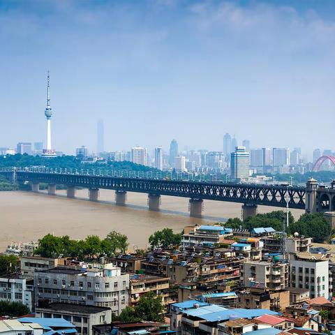 铁龙高架傲今朝  万里长江第一桥——804班暑期走读武昌城