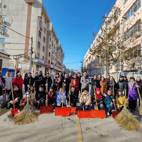 温情融积雪，爱意满校园—德州市第五中学扫雪除冰活动