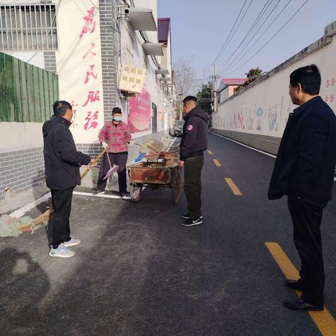 城关镇小韩村：义务清洁干起来，干干净净迎新春