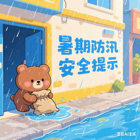 幼儿园暑期 ﻿防汛安全提示