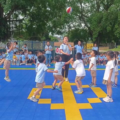 【和美童心，乐动成长】—融安县沙子乡中心幼儿园趣味篮球比赛🏀