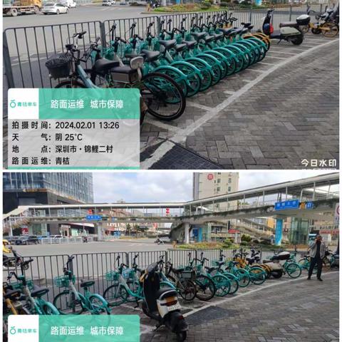 青桔共享单车（龙华区福城街道）运营报告