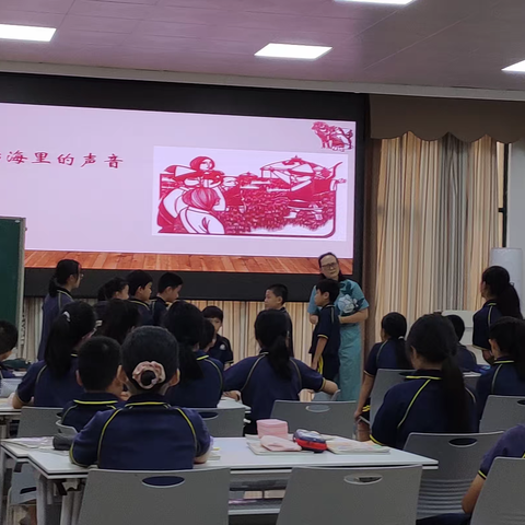 落实新课标  赋能新课堂 ——荔湾区小学五年级语文上册“4+x”素养课堂及作业设计与实施研讨活动