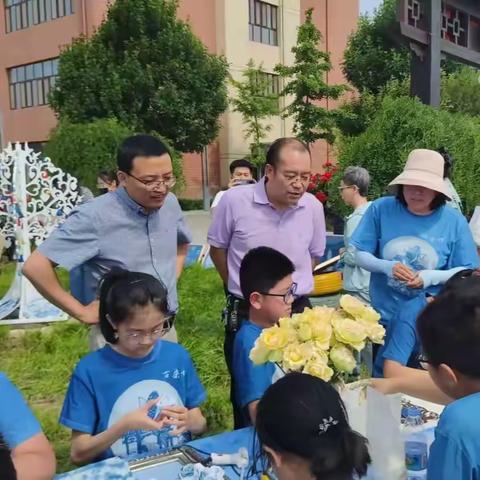 【全环境立德树人】探寻印花技艺，守护蓝白之美——龙口市诸由学校古染工作坊活动展示