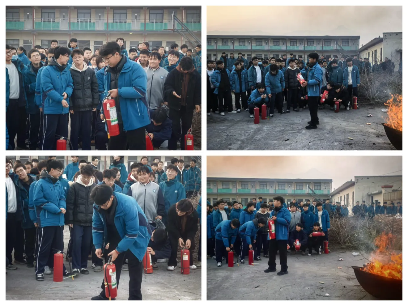简篇-林州华山职中消防演练活动纪实