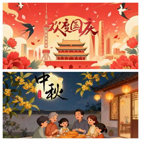 欢度双节  安全护航——联和中心小学2025年国庆节、中秋节放假告家长书及温馨提示