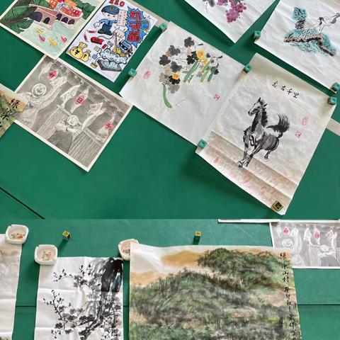 书画展入选作品图