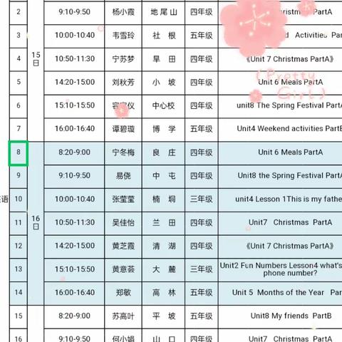 同台共切磋  磨砺促成长一一浦北县北通镇中心小学学区2024年高效课堂英语科比赛