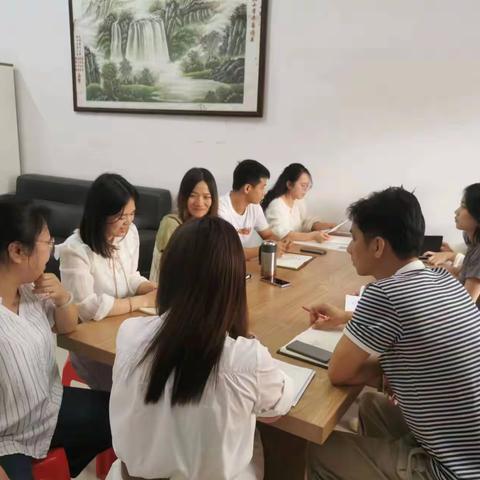 大涌镇旗北小学省级劳动课题组召开新学期课题研究工作会议