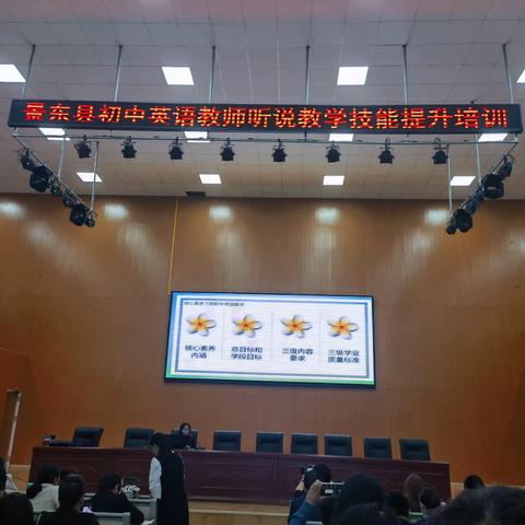 专家引领——提升全县英语教师听说教学技能培训及余艳名师工作室集中研习