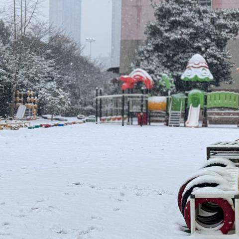一起去踩雪——大五班一周精彩活动