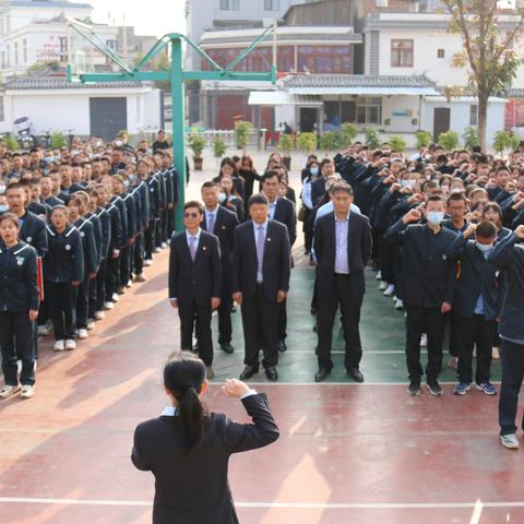 “惊蛰雷动号角骤起，壮士出征何惧艰险！”祥云县祥城镇第一初级中学2023年中考百日冲刺誓师大会