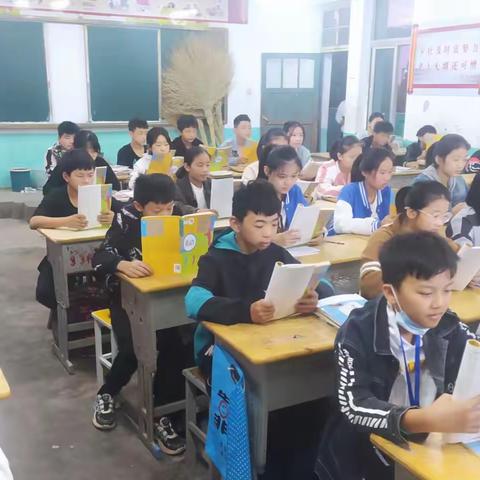 郎朗的读书声承载着学生的梦想--赵楼中学七年级四班学习点滴