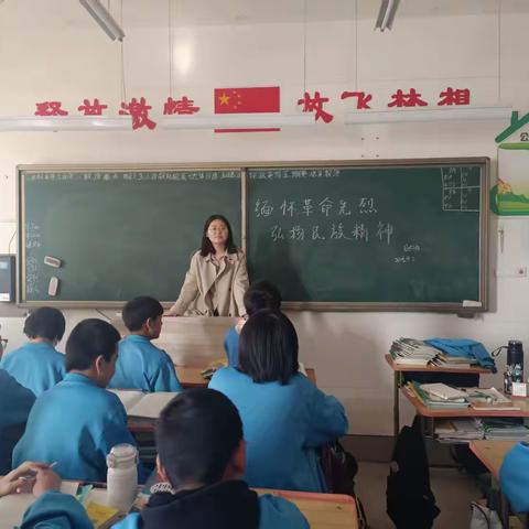 缅怀革命先烈  弘扬民族精神 ﻿——桃园镇中学清明节主题活动