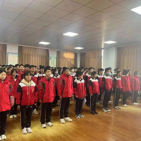 凉水河子镇中学2023年中考百日誓师大会