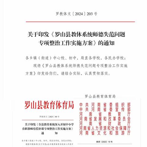 守教育初心   正师德师风 ——罗山一中开展2024年暑期政治业务学习（二）