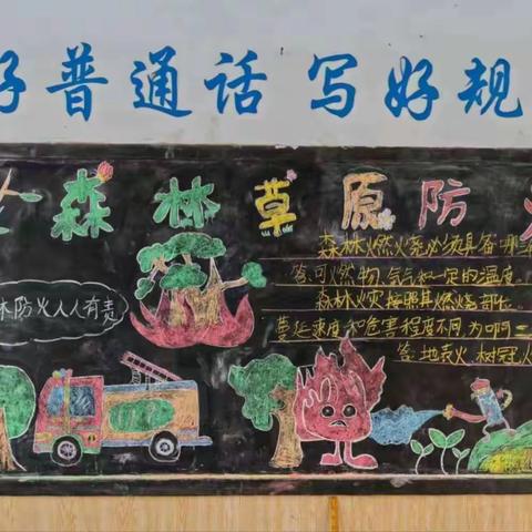 防森林火灾 守绿色家园——宜安小学少工委开展森林防火宣传教育主题活动