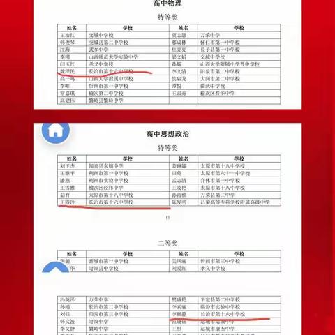 逐光前行，喜撷硕果——长治十六中获奖喜报