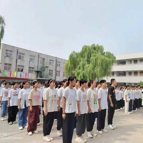 军训磨砺意志 汗水见证成长——广武二中七年级军训纪实