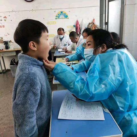 健康体检进校园 守护学生促成长——界河镇刘岗小学全体学生健康体检活动