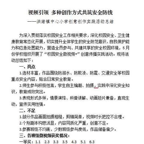 创意讲安全    意识驻心间——安全主题作品成果展