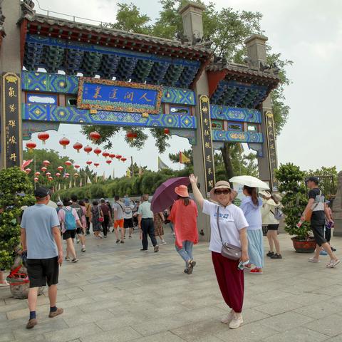 山东烟台蓬莱阁景区