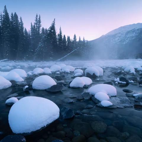 梦幻冰雪世界喀纳斯