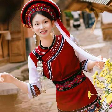 白族小姐姐的民族风情