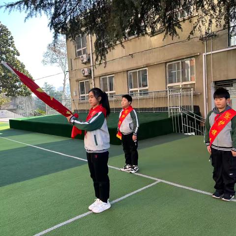 守护网络安全 守护平安校园 ‍——舞钢市第三小学举行升旗仪式