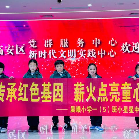 传承红色基因，薪火点亮童心 ——晨曦小学一5小星星中队