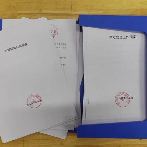 龙山镇李山小学防震演练简报