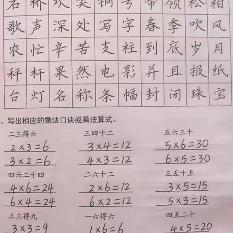 写好中国字，做好中国人--沭阳县第一实验小学二年级“献礼二十大”书写比赛