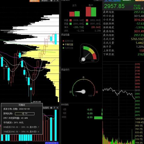 2024年2月大盘筹码状态（2.28）
