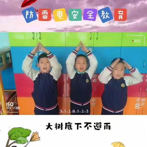 宝山区第一幼儿园防雷电安全主题活动