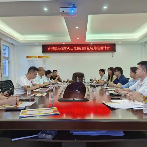 永兴镇召开2025年永兴火山荔枝王品牌包装升级研讨会