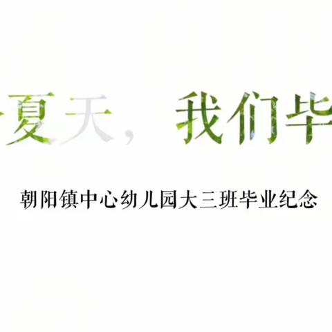 润物无声沁童心，收获成长结硕果——朝阳镇中心幼儿园大三班期末汇报暨暑假安全家长会