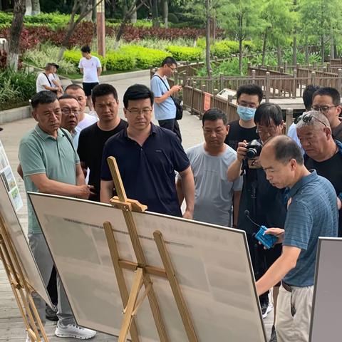 甘肃省酒泉市水务局水利综合事务中心赴我区调研五缘湾湿地公园